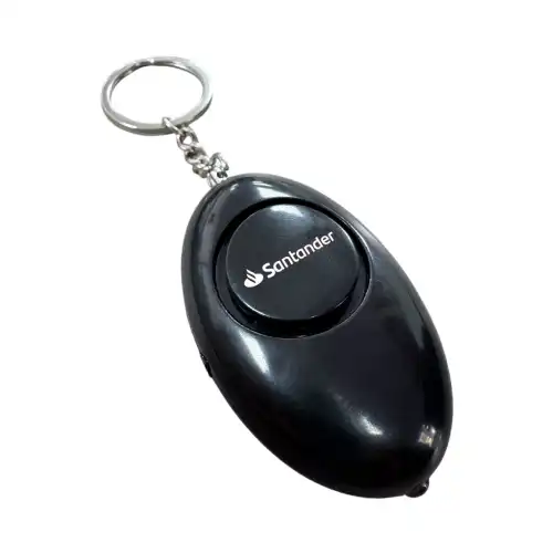 Personal Alarm Keyring with Torch